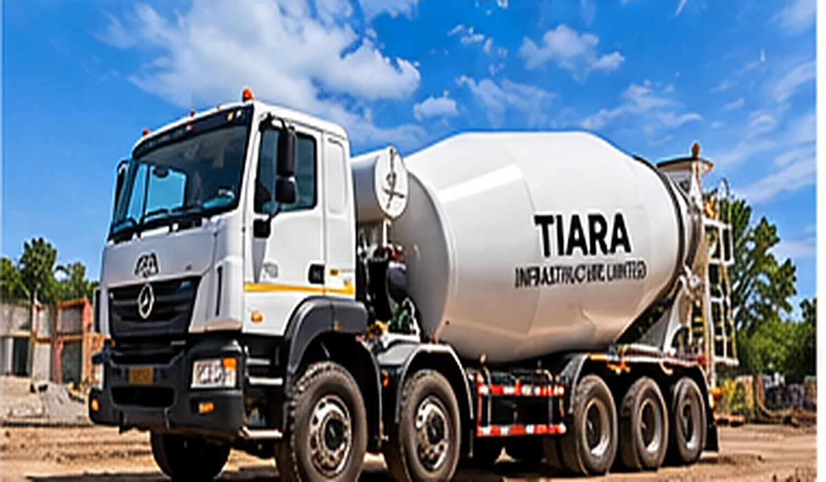 Illustrative rmc plant and ready mix concrete activity